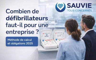 Combien de défibrillateurs faut-il pour une entreprise ? Méthode de calcul et obligations 2026